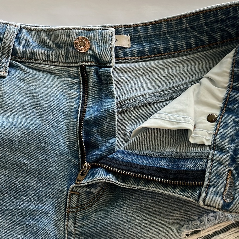 Mavi Jeans Cut Off High Rise Shorts Size 27 - Picture 16 of 16